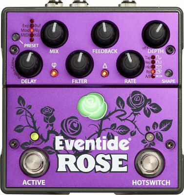 Eventide Rose Delay Effect Pedal for Guitar / Bass -*Open Eventide Rose Delay Effect Pedal for Guitar / Bass -*Open
