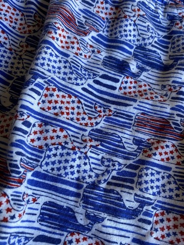 vineyard vines Sleeveless Shorts Romper Stars And Stripes Girls Large - Picture 2 of 5