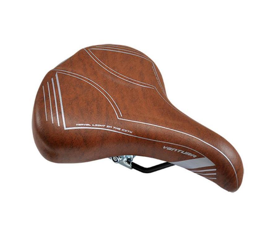 Selle vélo marron confortable Monte Grappa Ventura 1115 pour cycliste urbain
