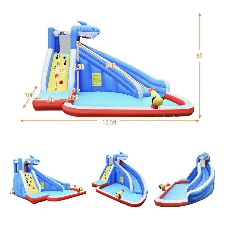 Costway Inflatable Water Slide Animal Shaped Bounce House Castle - Изображение 3 из 4
