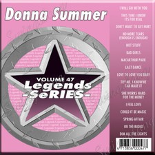 DONNA SUMMER LEGENDS SERIES VOL-47 KARAOKE CD G NEW IN PLASTIC /PRINT