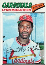Lynn Mcglothen 1977 TOPPS Baseball Card #47