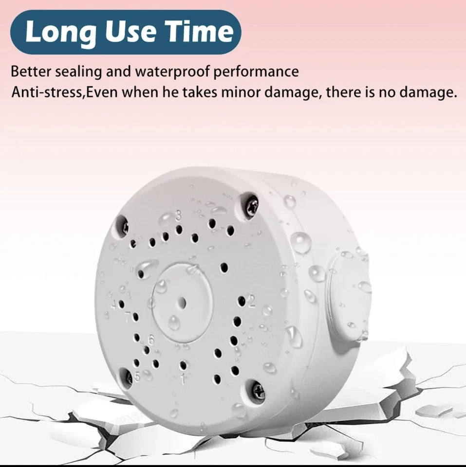 Soporte de montaje en caja de conexiones de cámara para cámaras de seguridad - Paquete de 10 Foto 3 de 4