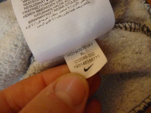 Nike Chelsea FC Hoodie Sweatshirt Grey Men's XL Free UK P+P READ DESC - Picture 6 of 11