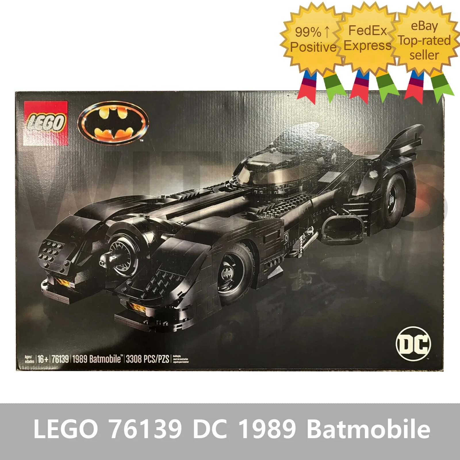 LEGO 76139 DC 1989 Batmobile Set 3306 pieces / Brand New Sealed