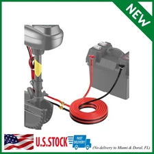 Trolling Motor Battery Cable Extension Kit,10ft Marine Fishing Boat Trolling Mot