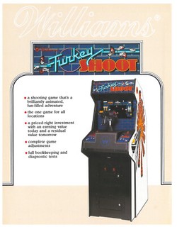 Turkey Shoot Williams Video Arcade Flyer / Brochure / Ad -