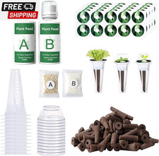 Yoocaa 178Pcs Seed Pod Kit for Aerogarden, Grow Anything Kit with 100 Sponges, A 0.24 per gallon