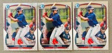 Lyonell James 3x Lot 2023 Bowman Chrome 1st Prospects Baseball BCP-118 Base Card