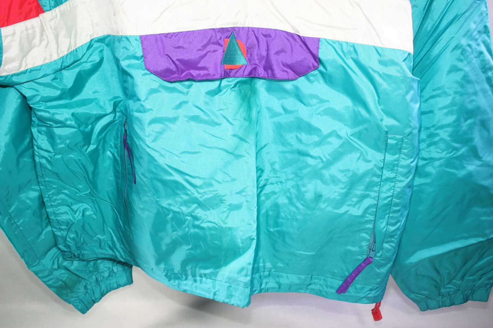 alpine-design vintage 90's neon gore-tex pullover ski jacket