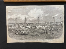 1857 Foreign Factories At Canton Recently Destroyed ILN China Second Opium War