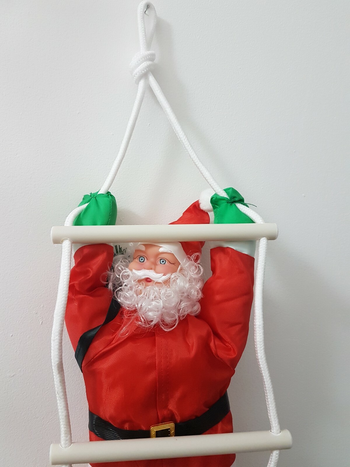 SOL90 NEW 90cm Santa Climbing Rope Ladder Outdoor Christmas Garden