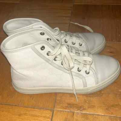 Gucci women s GG canvas cloth sneakers size 36
