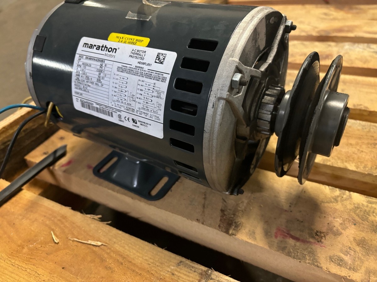 Leeson Hd56fl651 Motor, 208/230/460V, 3-Ph , 1725 Rpm 5K49MN4293BX