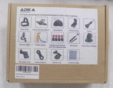 ADIKA GoPro Hero 4 SJ4000 SJ5000 SJ6000 Accessories Kit * 22 pc * NEW