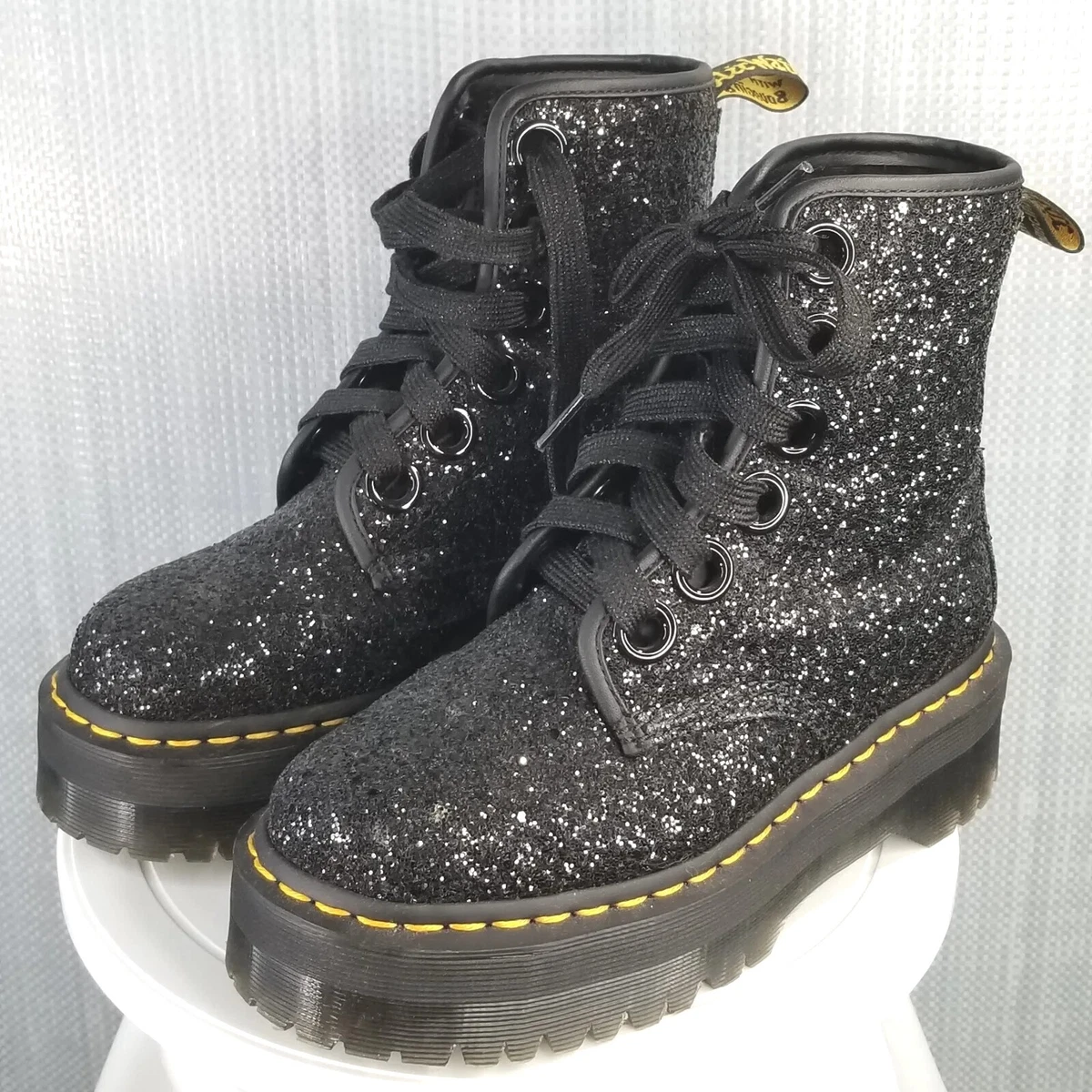 【美品、箱付き】Dr. Martens MOLLY UK4サイズ 新品箱付 Dr.Martens ドクターマーチン / MOLLY 厚底リボン紐