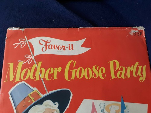 Vintage 1960's E. F. Schmidt Co. Mother Goose Party Kit - Picture 2 of 5