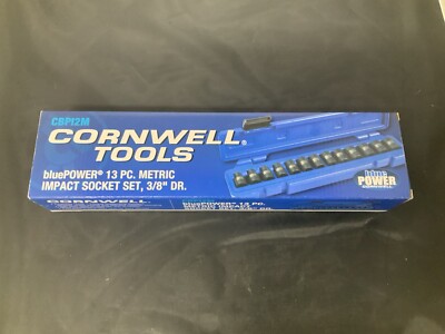 Cornwell Tools Cbpi2m 13 Piece Metric Impact Socket Set 3/8'' Drive