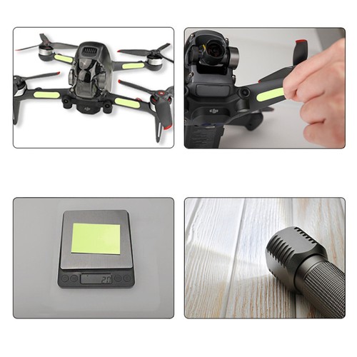 For DJI FPV Combo Drone Reusable Luminous Sticker Night Fly Fluorescent Stickers - Picture 7 of 9