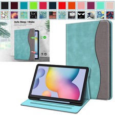 Multi-Angle Case for Samsung Galaxy Tab S6 Lite 2024/2022/2020 TPU Back Cover