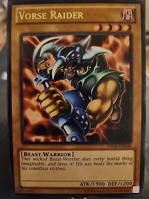 Vorse Raider - Rare Foil - Yugioh Dark Monster - Vintage | eBay