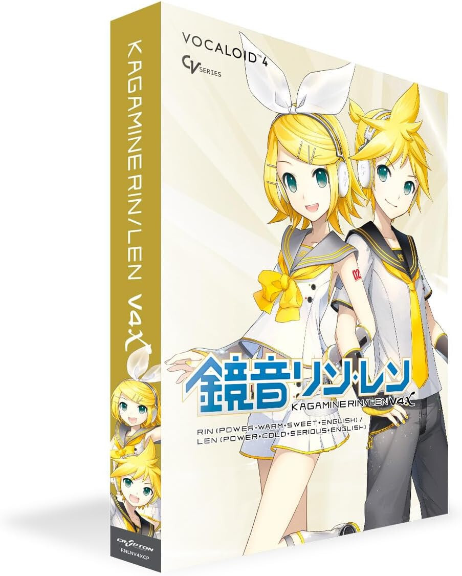 CRYPTON KAGAMINE RIN/LEN V4X (incl. ENGLISH) Vocaloid 4