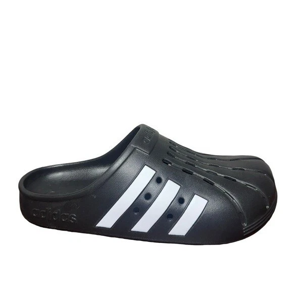 Sandali donna 8 Adidas Adilette slip on zoccoli core nero bianco nuvola GZ5886