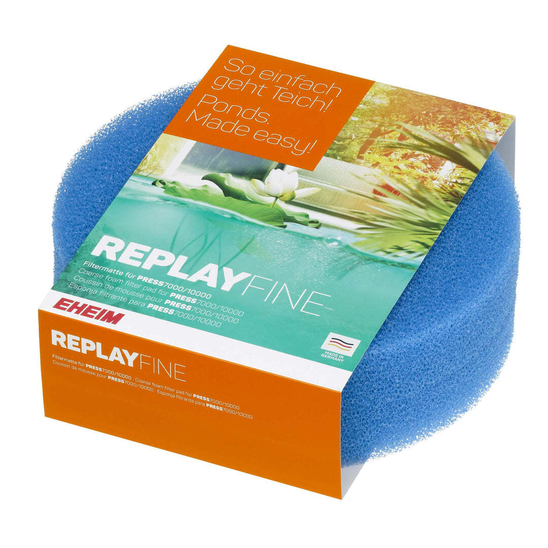 Eheim Replay Fine Filter Pads For PRESS 7000 10000 Foam Filtration Media