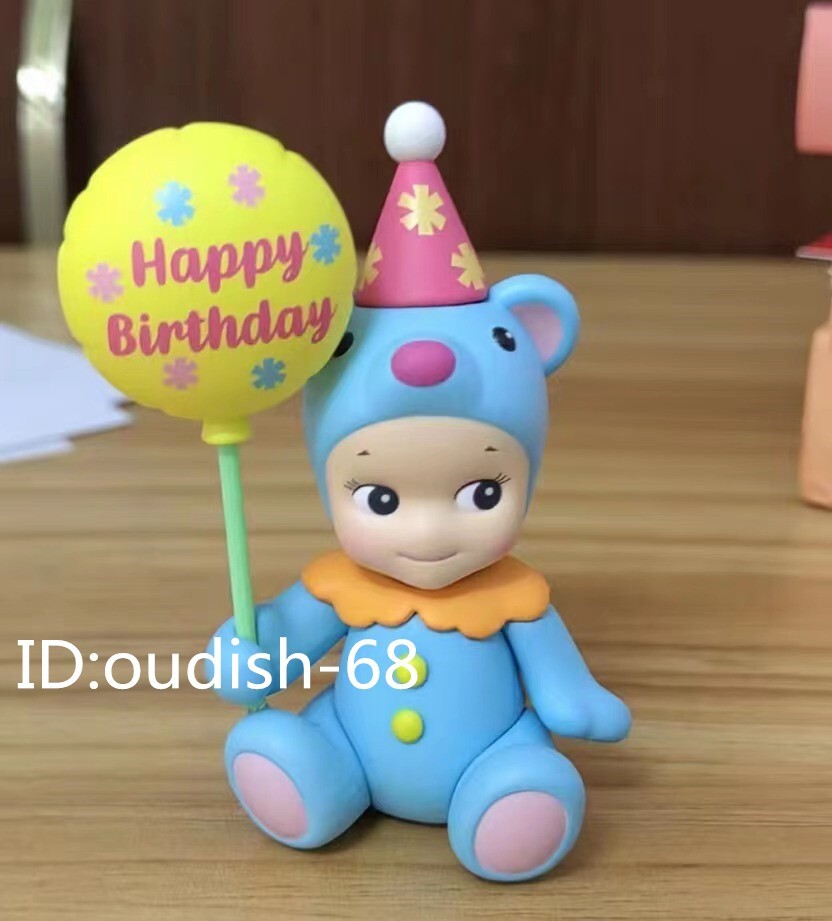 ソニーエンジェル　ブルーベア Blue Bear - Authentic Sonny Angel Happy Birthday Mini Figure