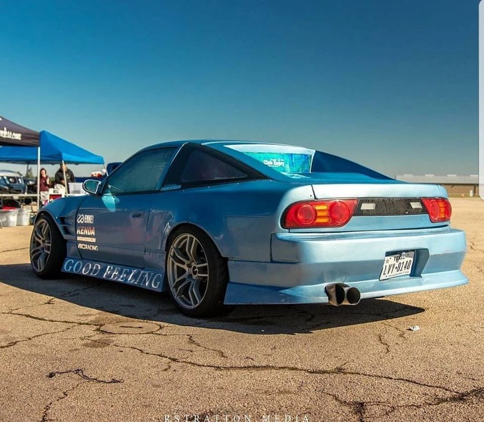240sx 180sx Rear Overfenders Type 3 III Style FRP JDM