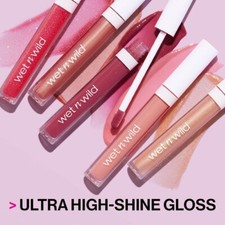 BUY 2 GET 1 FREE wet n wild MegaSlicks Lip Gloss,Ultra-Glossy,Vitamin-E Enriched