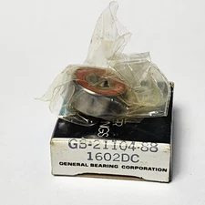 GENERAL Bearing GB-21104-88 1602DC 1/4" x 11/16" x 5/16" 0.25"X0.6875"X0.25"