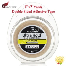 Walker Ultra Hold Tape 1" X 3 Yards Hair Systems Toupee Wigs Double Sided Tapes