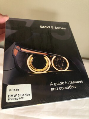 2003 BMW 5-Series Guide to Features & Operation CD/DVD