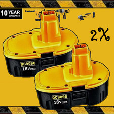 2PACK 18V For Dewalt 4.6AH 18 VOLT XRP DC9096 DC9098 NiMh Battery DC9099 NEW