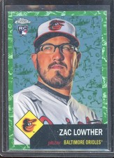 Zac Lowther 2022 Topps Chrome Platinum Toile White/Green Refractor #271 (70/99)