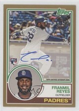 2018 Topps Update 1983 Topps Design Gold 41/50 Franmil Reyes #83A-FR Auto 09gu