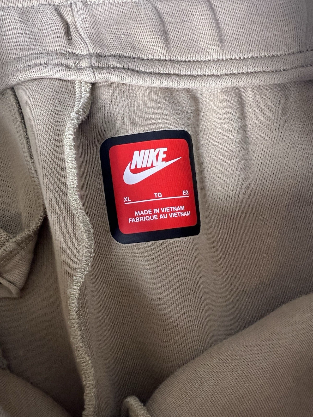 Nike Sportswear Tech Fleece Breakaway Tan Open Hem Sweatpants Men’s Sz XL BAGGY thumbnail 8