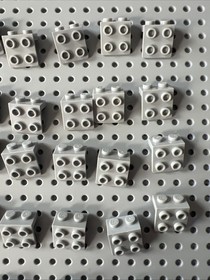 Lego Light Bluish Gray Brackets Inverted Castle Star Wars Vintage 70pcs
