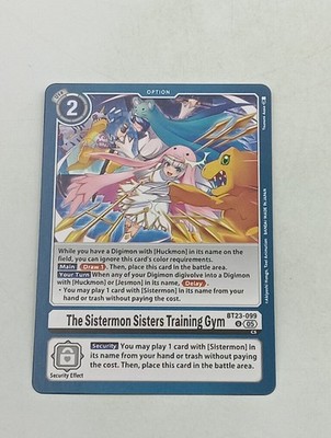 Digimon TCG Einzelkarte The Sistermon Sisters Training Gym NM