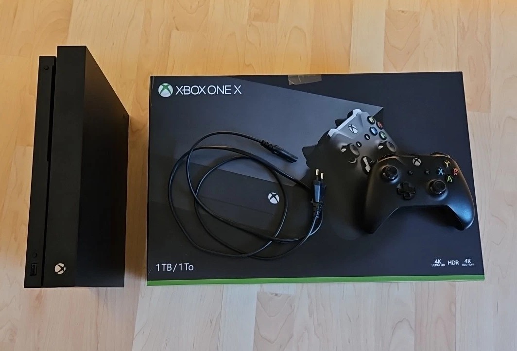 Microsoft Xbox One X 1TB Spielekonsole – Schwarz