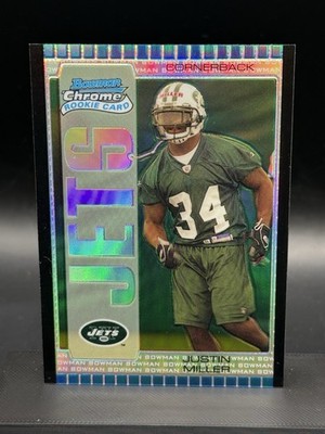 2005 Bowman Chrome - Justin Miller #118 Silver Refractor /50 (RC)