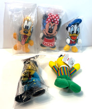 1999 Kellogg's Disney  Sesame Street Mini Beans Plush 5  Minnie Donald Pluto