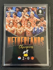 Topps Chrome Euro 2024 Ultimate Showdown 1988 NETHERLANDS CHAMPIONS Black  /10