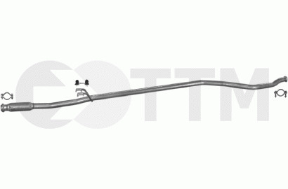 Tuyau intermédiaire échappement Peugeot 206 206+ berline 3 5 portes 1.4D