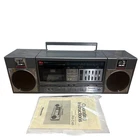 Panasonic RX-C45 Gray AM/FM Cassette Boombox Graphic EQ See Test Video Works