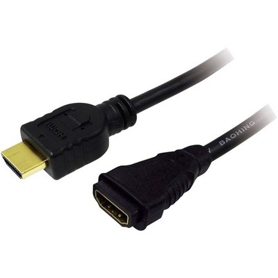 LogiLink CH0057 Digital A/V Extension Cable Black 4K UHD 3m