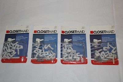 A LOT OF 28 ClosetMaid 56610 Drywall Wall Clips (7 each Pack) ''BRAND NEW''