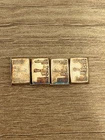 (4) 1 gram Silver Bar - Valcambi