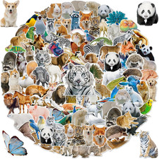 300PCS Cute Animal Stickers Waterproof Vinyl Water Bottle Laptop Classroom Rewar